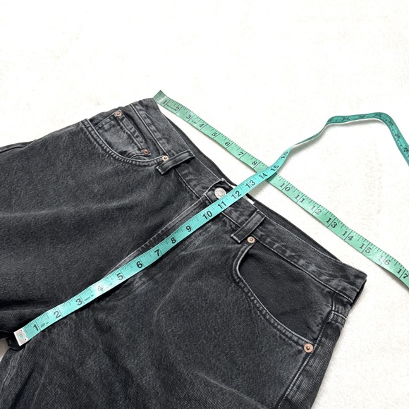 Agolde sz 28 Balloon Wide High Waist Taper Jeans in Black Tea - Picture 9 of 10